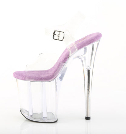 Pleaser Women's Platform Shoes FLAMINGO-808 Clr-Lavender/Clr