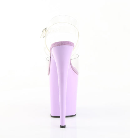 Pleaser Women's Platform Shoes FLAMINGO-808 Clr/Lavender