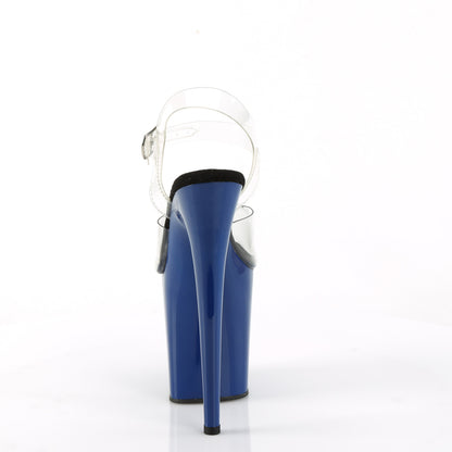 Pleaser  Sandalen FLAMINGO-808 CLR / Royal Blue