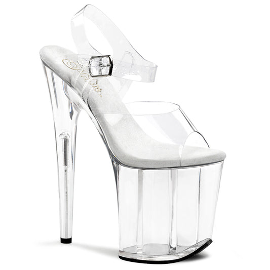 Pleaser Damen Sandalen FLAMINGO-808 CLR / CLR