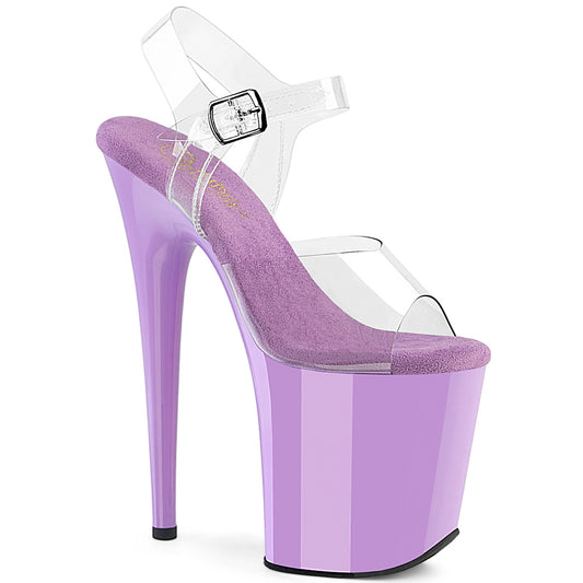 Pleaser Women's Platform Shoes FLAMINGO-808 Clr/Lavender
