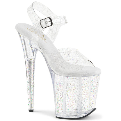 Pleaser Womens Sandals FLAMINGO-808MMG Clr/Clr