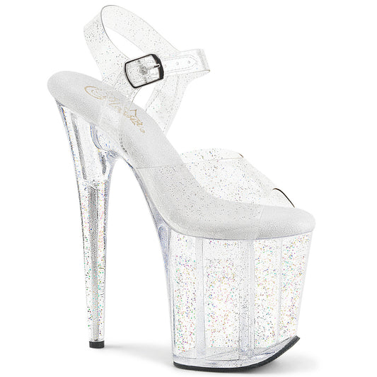 Pleaser Womens Sandals FLAMINGO-808MMG Clr/Clr