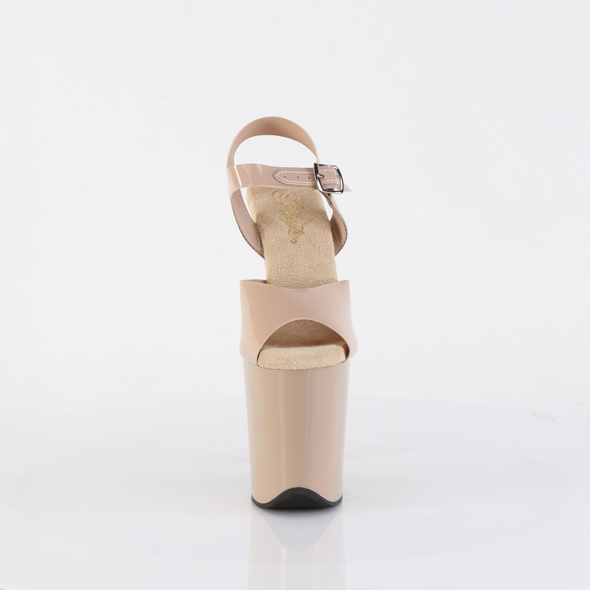 Pleaser Damen Sandalen FLAMINGO-808n Creme (Gelee-ähnliche) TPU / Creme