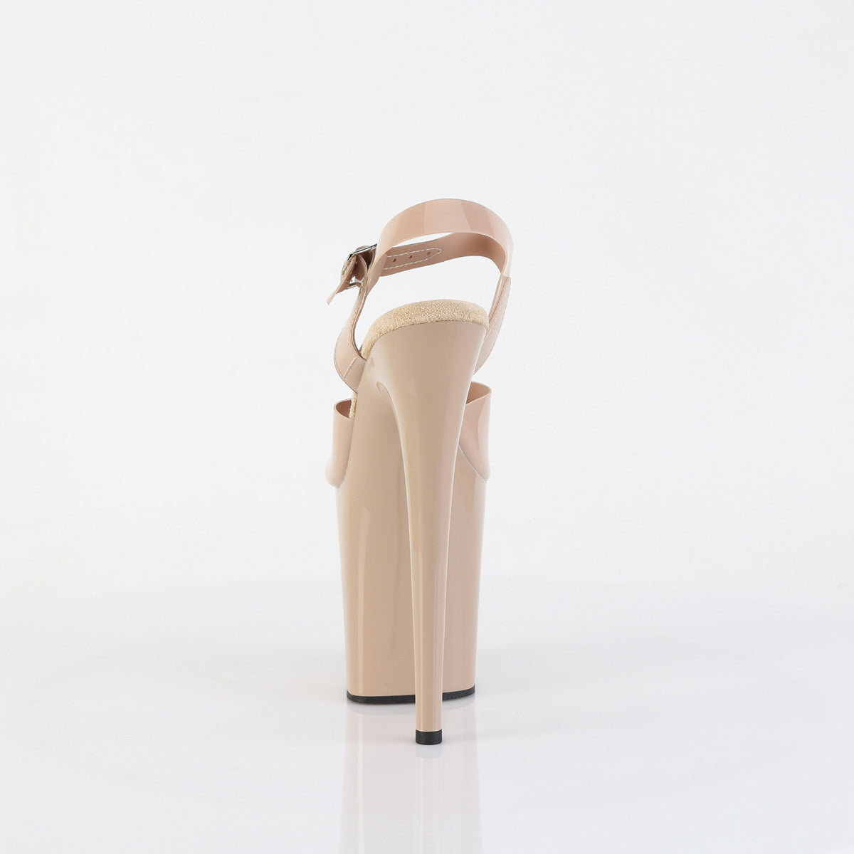 Pleaser Damen Sandalen FLAMINGO-808n Creme (Gelee-ähnliche) TPU / Creme