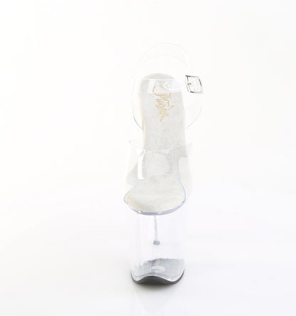 Pleaser Women's Platform Shoes FLAMINGO-808PREM Clr TPU/Clr