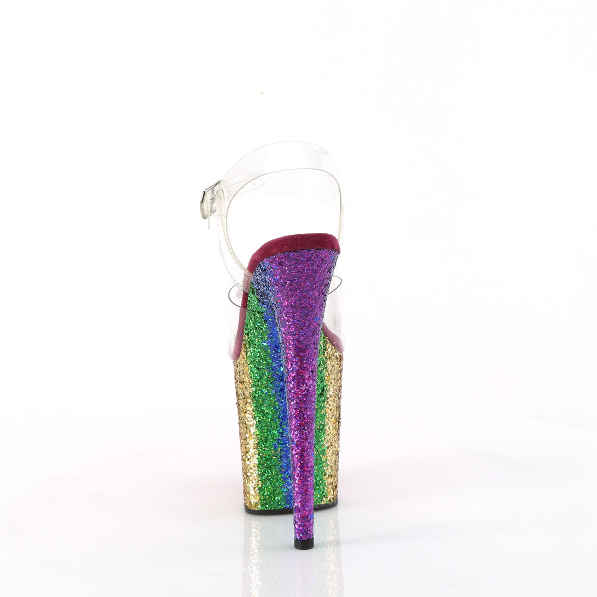Pleaser   FLAMINGO-808RBG CLR/Rainbow Funkeln