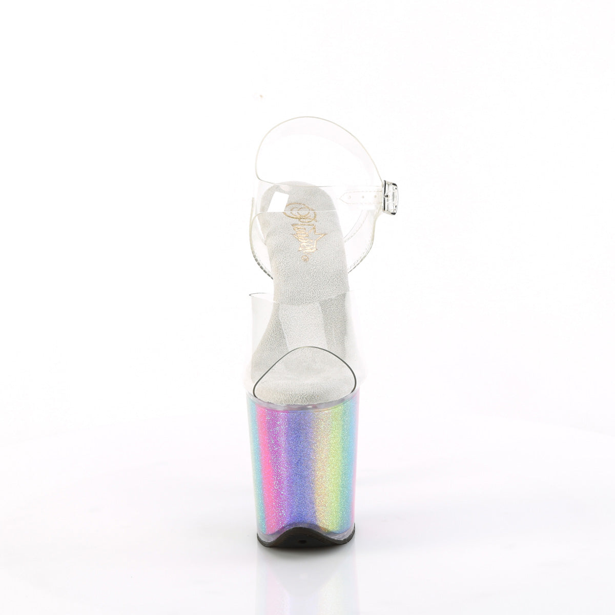 Pleaser   FLAMINGO-808RG-01 CLR/Rainbow Funkeln