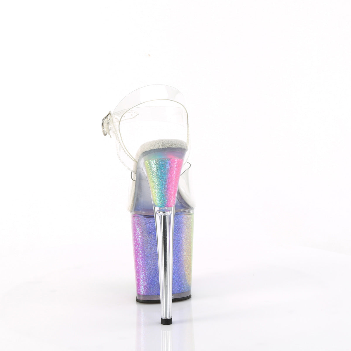 Pleaser   FLAMINGO-808RG-01 CLR/Rainbow Funkeln