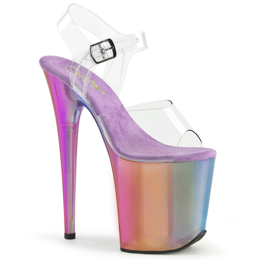 Pleaser   FLAMINGO-808RMT CLR/Rainbow Nebel getönt