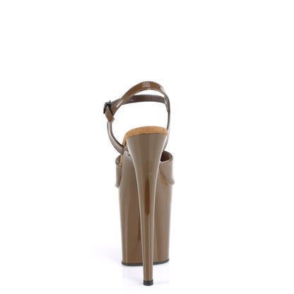 Pleaser  Sandals FLAMINGO-809 Mocha Pat/Mocha