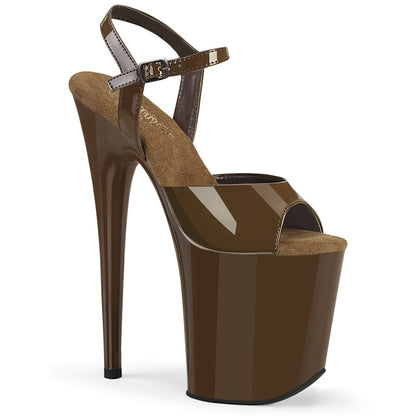 Pleaser  Sandals FLAMINGO-809 Mocha Pat/Mocha
