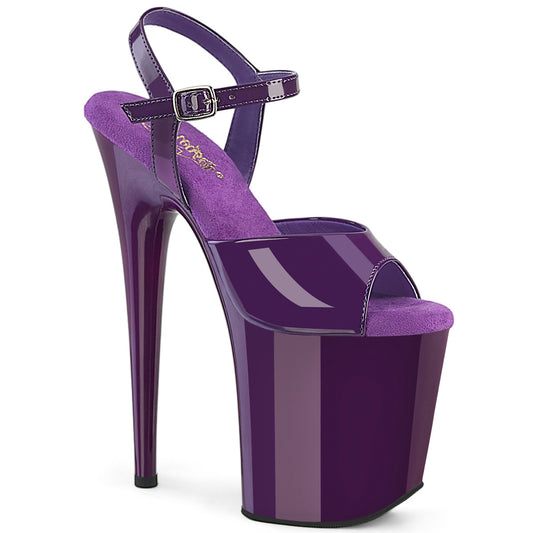 Pleaser Women's Platform Shoes FLAMINGO-809 Purple Pat/Purple