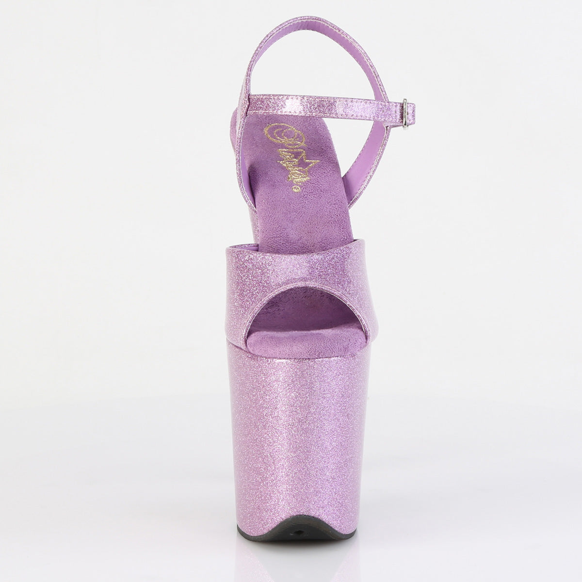 Pleaser Women's Platform Shoes FLAMINGO-809GP Lilac Glitter Pat/M