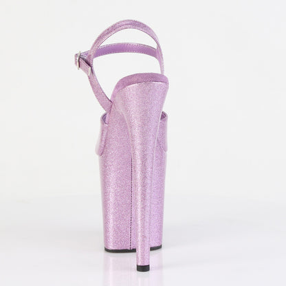 Pleaser Women's Platform Shoes FLAMINGO-809GP Lilac Glitter Pat/M
