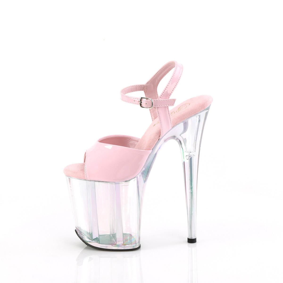 Pleaser   FLAMINGO-809ht B. Pink Holo Pat/Holo getönt