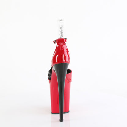 Pleaser   FLAMINGO-884 Red-Blk/Red-Blk