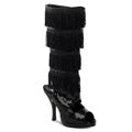 Funtasma Damen Knöchelstiefel FLAPPER-168 BLK-Pailletten