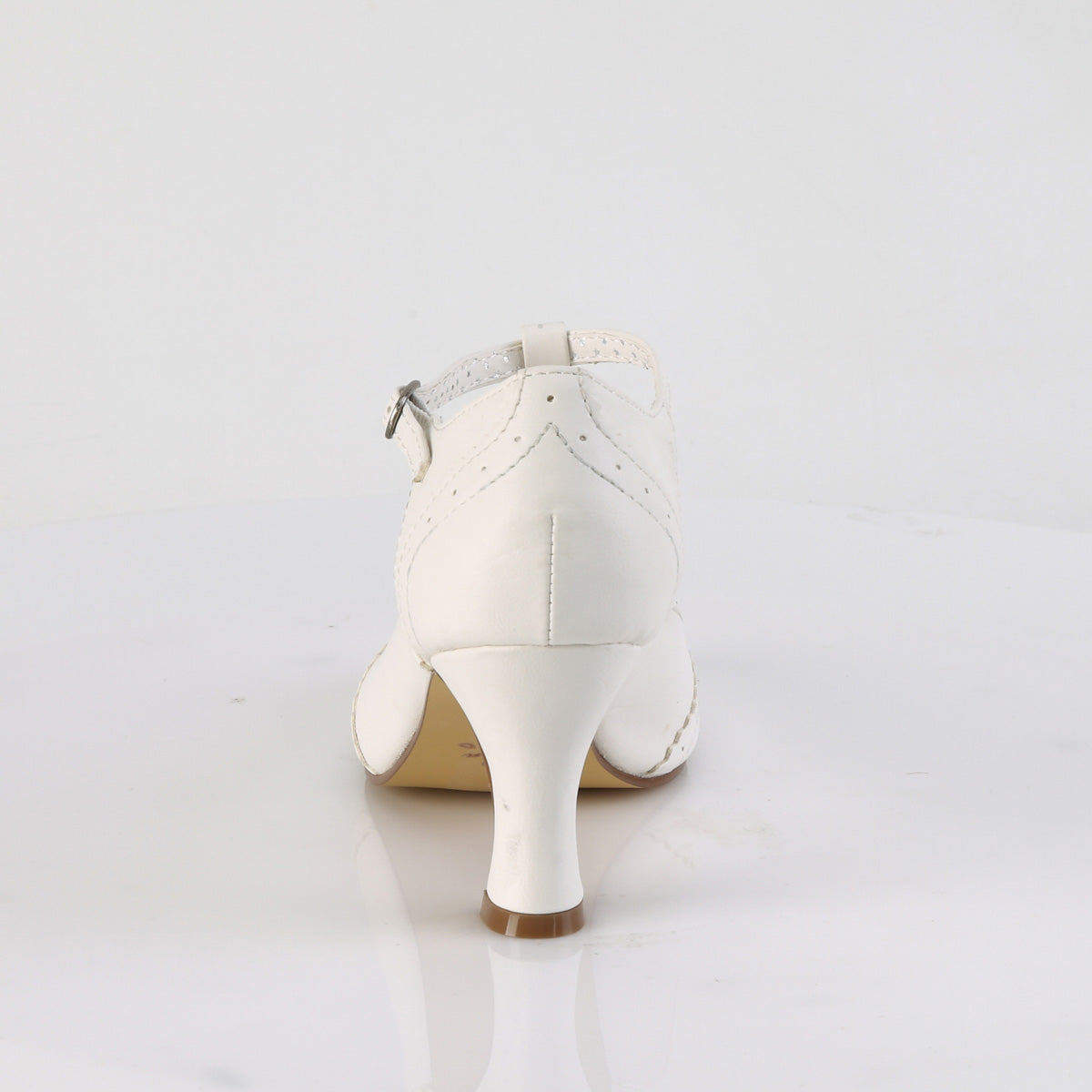 Pin Up Couture Womens Pumps FLAPPER-26 Wht Pu