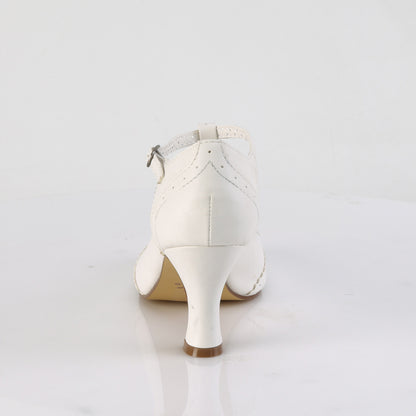 Pin Up Couture Womens Pumps FLAPPER-26 Wht Pu
