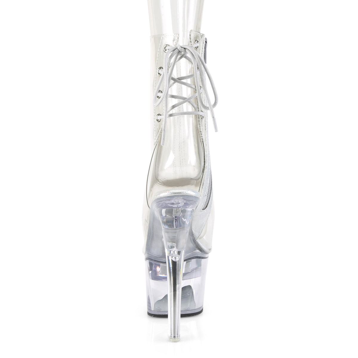 Pleaser Damen Knöchelstiefel FLASHDANCE-1018c-7 CLR / CLR