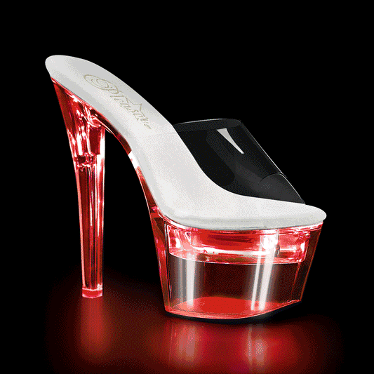 Pleaser Damen Sandalen FLASHDANCE-701 CLR / CLR
