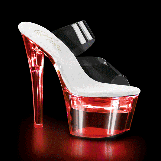 Pleaser Damen Sandalen FLASHDANCE-702 CLR / CLR