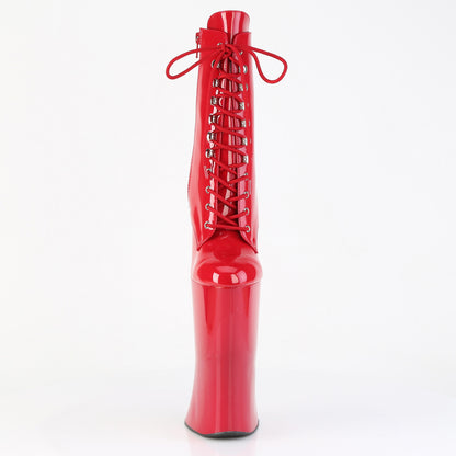 Pleaser Women's Platform Shoes FORBIDDEN-1020 Red Pat/Red