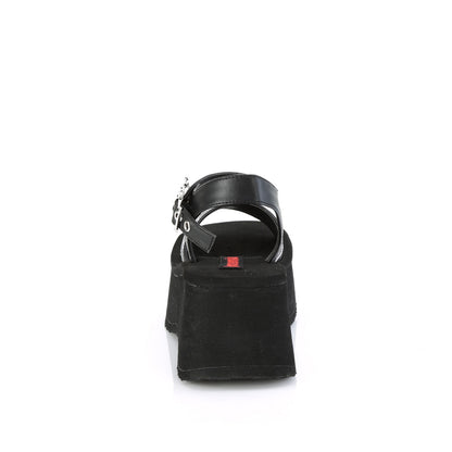 DemoniaCult  Sandalen FUNN-10 BLK Vegan Leder