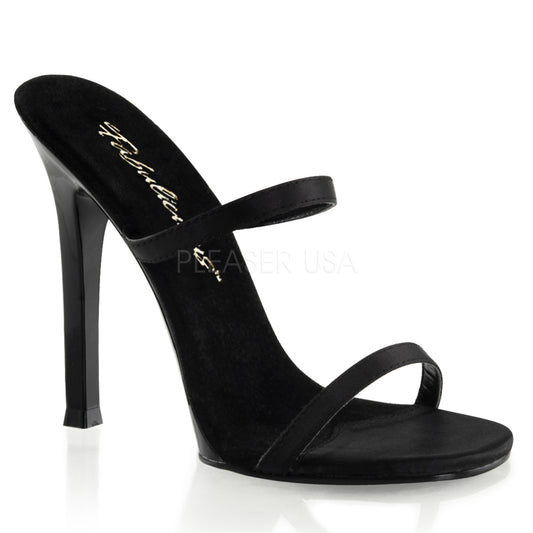 Fabulicious Womens Sandals GALA-02 Blk Satin