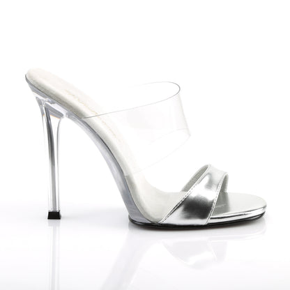 Fabulicious Womens Sandals GALA-02L Slv Met. Pu-Clr/Clr