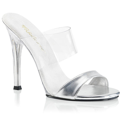 Fabulicious Womens Sandals GALA-02L Slv Met. Pu-Clr/Clr