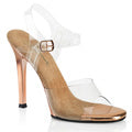Fabulicious Damen Sandalen GALA-08 CLR-ROSE GOLD / ROSE GOLD CHROME