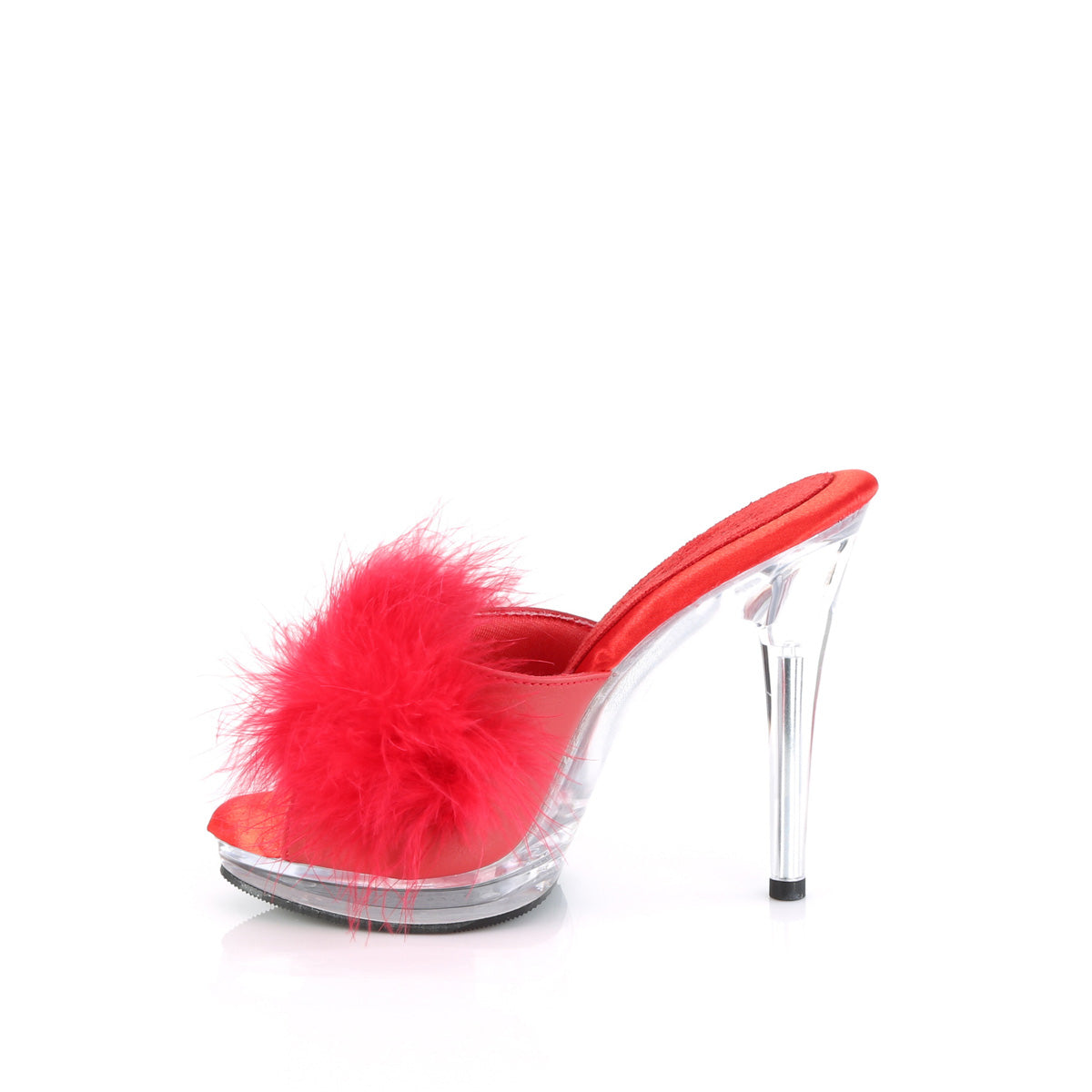 Fabulicious  Sandalen GLORY-501f-8 rotes Kunstlederfell / CLR