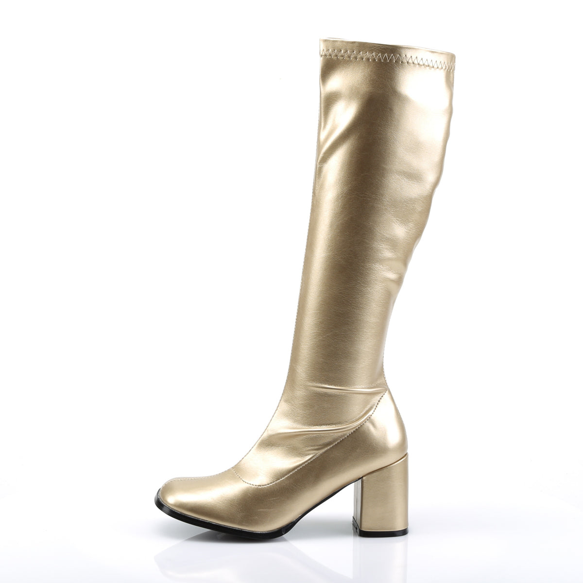 Funtasma Womens Boots. Gogo-300 gold str pu