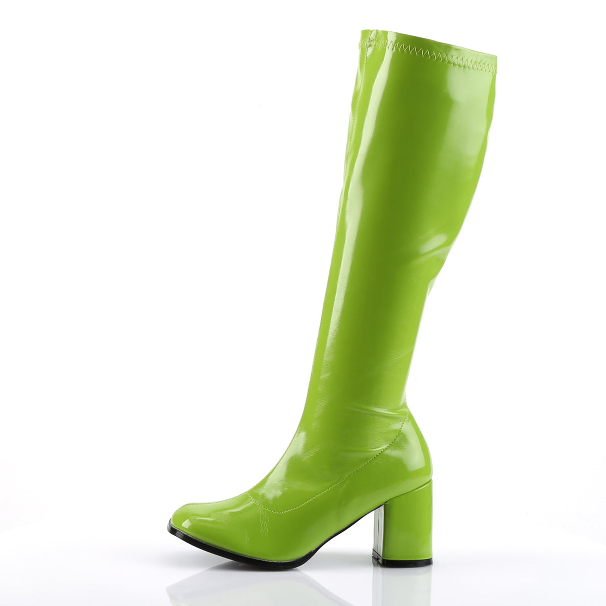 Funtasma Womens Boots GOGO-300 Lime Green Str Pat