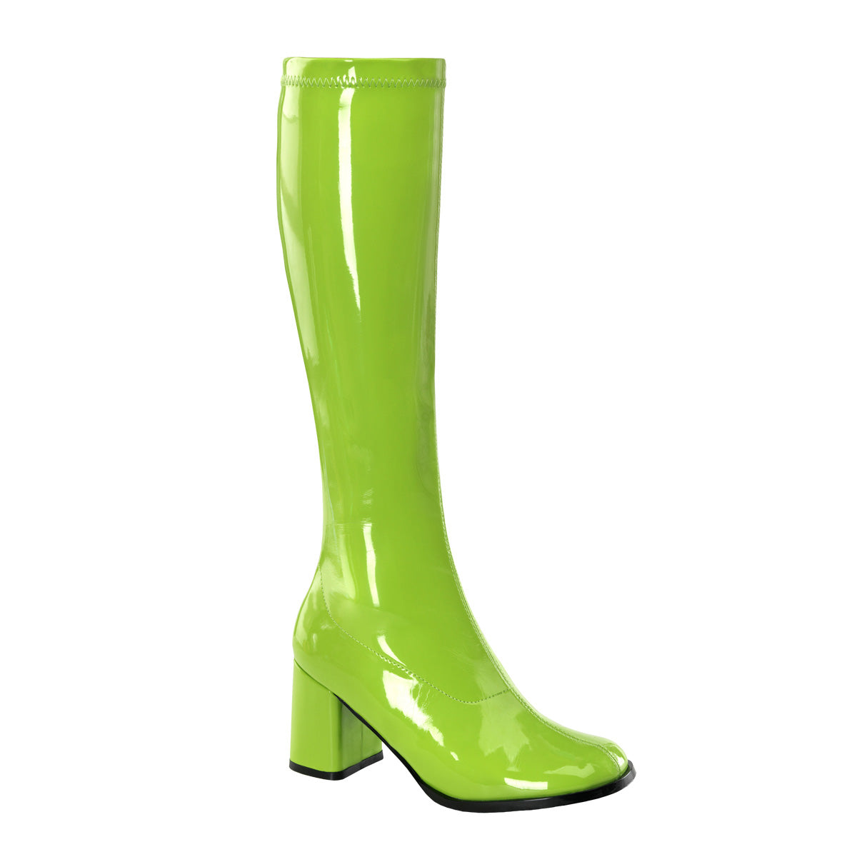 Funtasma Womens Boots GOGO-300 Lime Green Str Pat