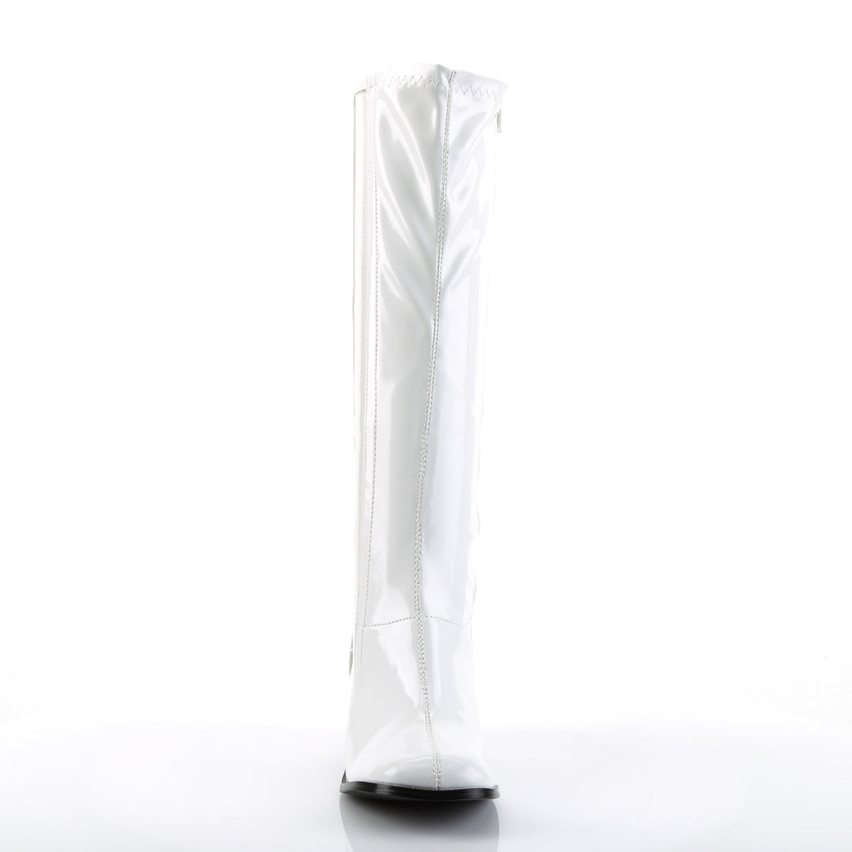 Funtasma Womens Boots. Gogo-303 WHT Str Pat-CLR TPU