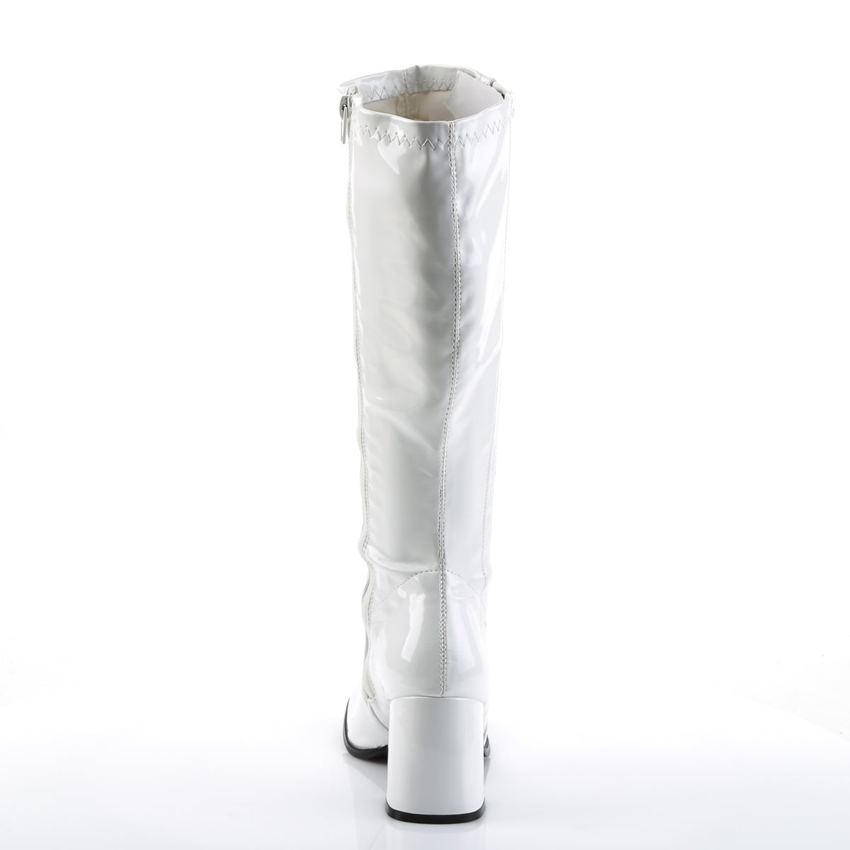 Funtasma Womens Boots. Gogo-303 WHT Str Pat-CLR TPU