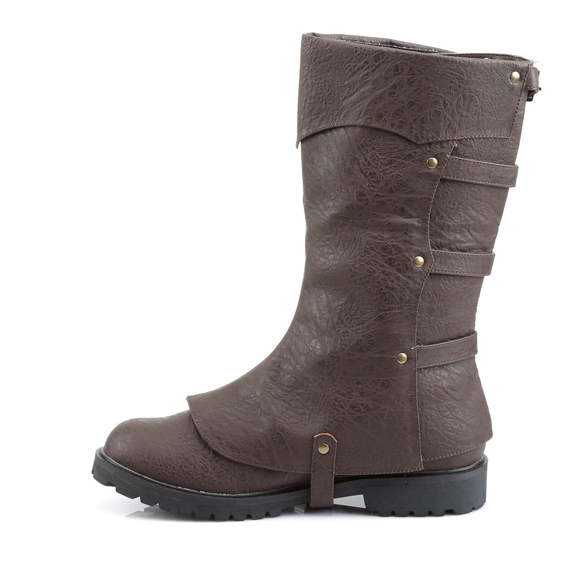 Funtasma Herrenstiefel GOTHAM-105 Braun beunruhigter PU