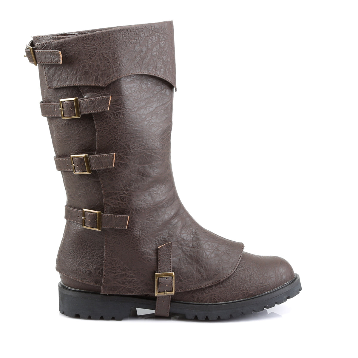 Funtasma Herrenstiefel GOTHAM-105 Braun beunruhigter PU