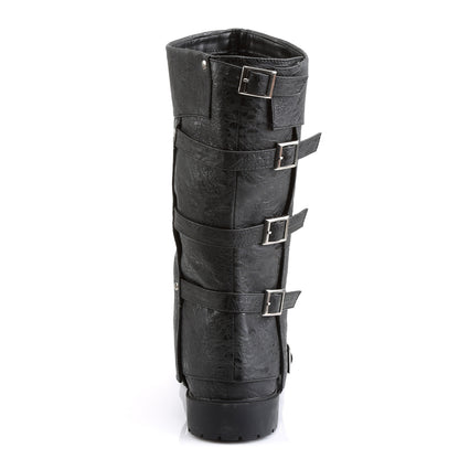 Funtasma Herrenstiefel GOTHAM-105 BLK Distressed PU