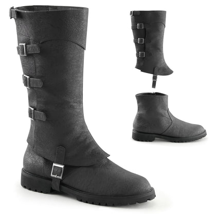 Funtasma Herrenstiefel GOTHAM-105 BLK Distressed PU