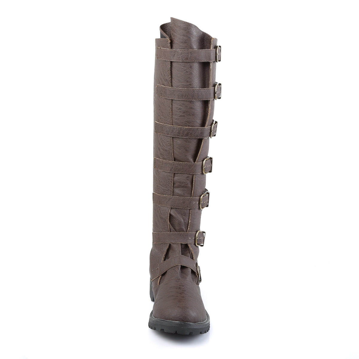 Funtasma Herrenstiefel GOTHAM-110 Braun Beunruhigter PU