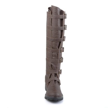 Funtasma Herrenstiefel GOTHAM-110 Braun Beunruhigter PU