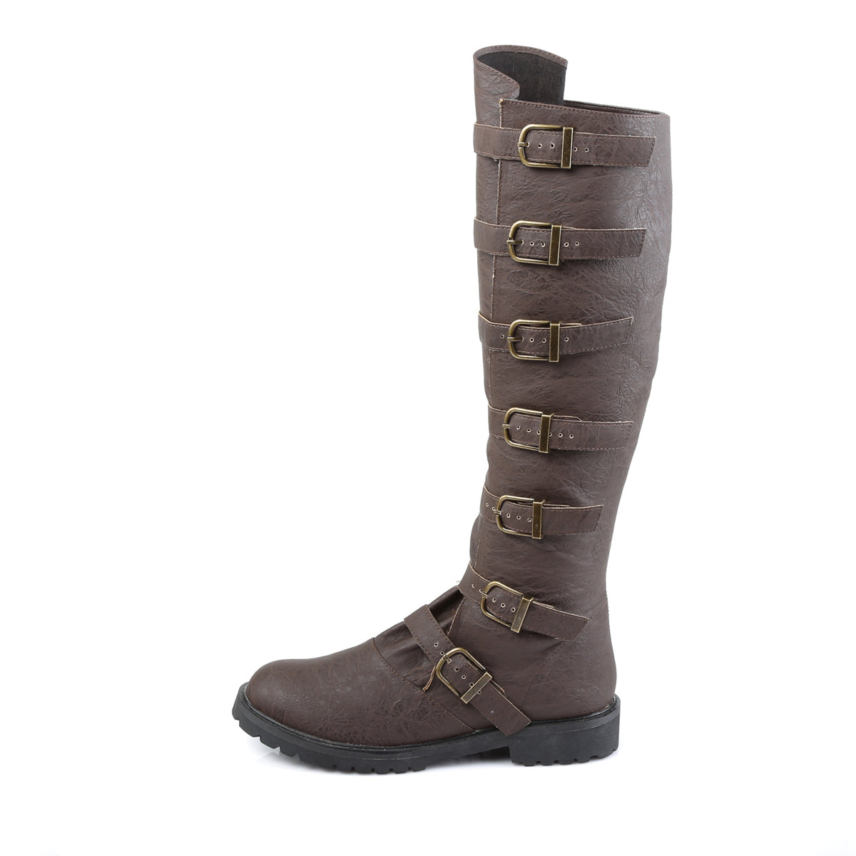 Funtasma Herrenstiefel GOTHAM-110 Braun Beunruhigter PU