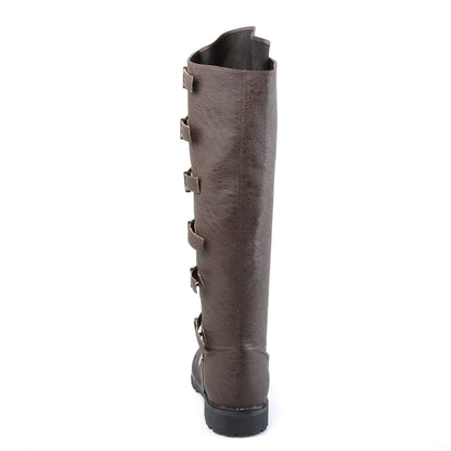 Funtasma Herrenstiefel GOTHAM-110 Braun Beunruhigter PU