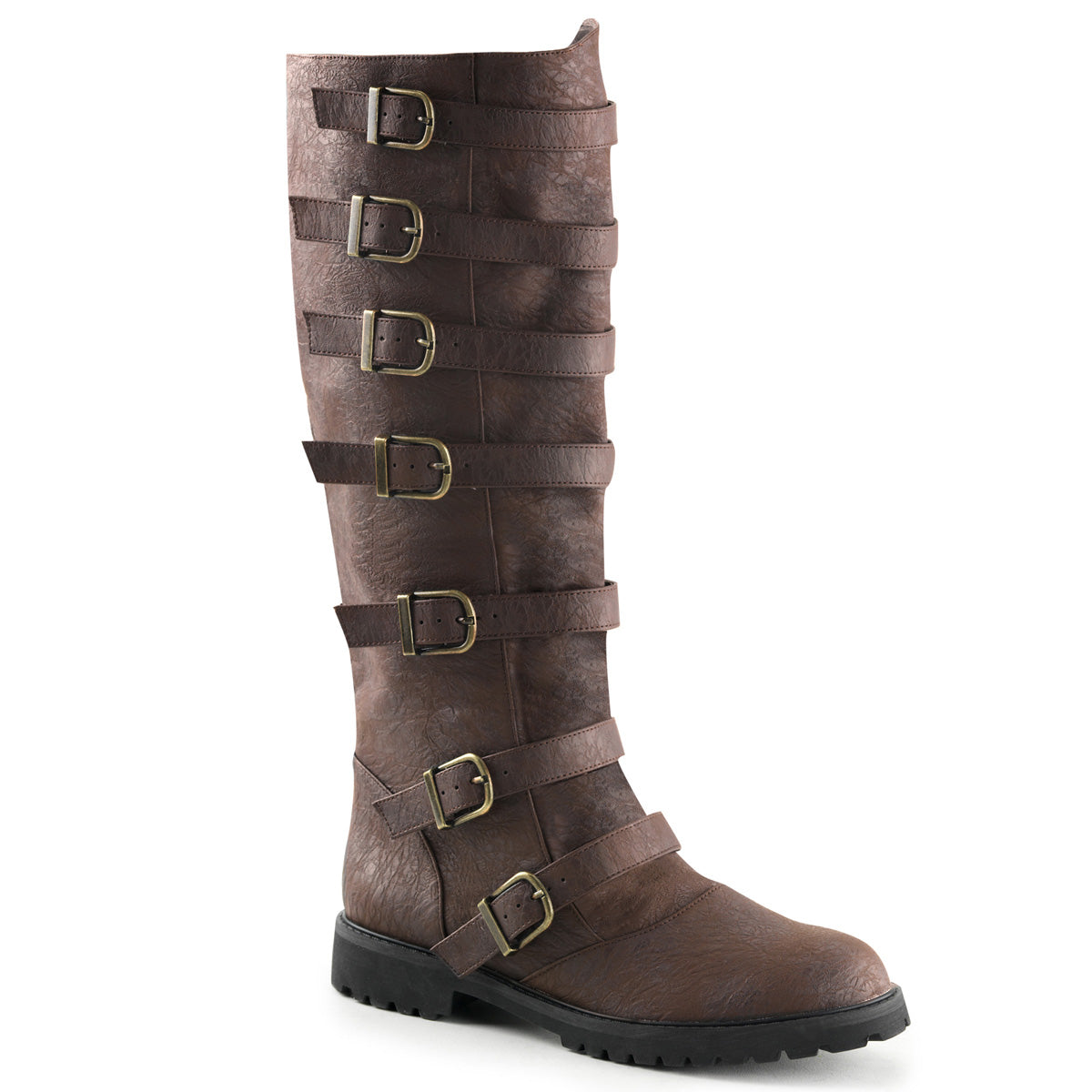 Funtasma Herrenstiefel GOTHAM-110 Braun Beunruhigter PU