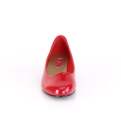 Pleaser Pink Label Womens Pumps GWEN-01 Red Pat