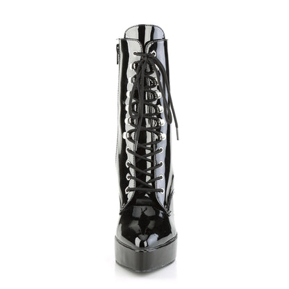 Devious Womens Pumps INDULGE-1020 Blk Pat